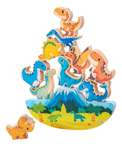 Bloques De Madera Balance Game Sensory Educational Animal