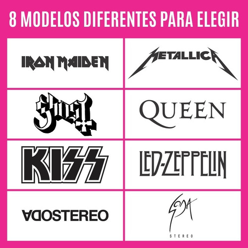 Calcomania, Calca, Rock Y Pop Logos Vol. 02