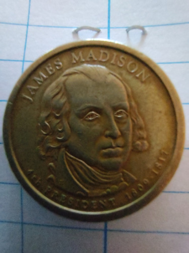 Moneda De 1 Dólar Conmemorativa James Madison 