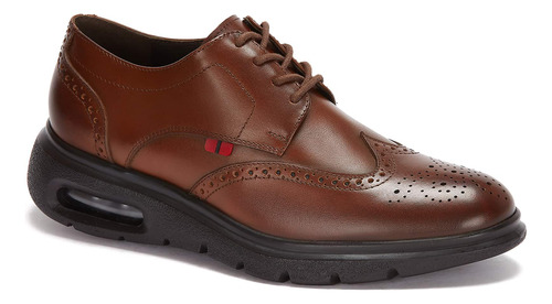 Zapato Oxford Andrea De Piel Antimpacto Hombre Cafe