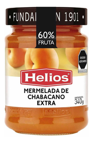 Mermelada De Chabacano Helios Extra 340g