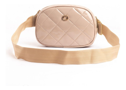 Bolso Riñonera Dama Casual 2375 Charol