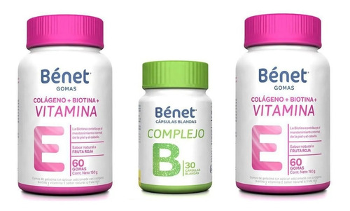 Benet Colageno Biotina Complejo B - Unidad a $161