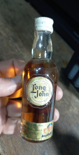 Botellita Miniatura Whisky Scotland Long John S/abrir