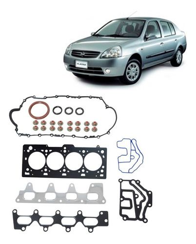 Empaquetadura Motor Para Nissan Platina 1.6  2004 2006