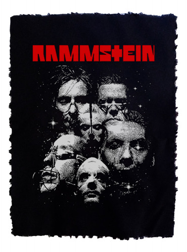 Rammstein Parche Espaldera (serigrafía)