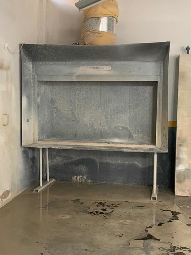 Cabina Pintura Frente Extraccion Compacto Impecable Aguado