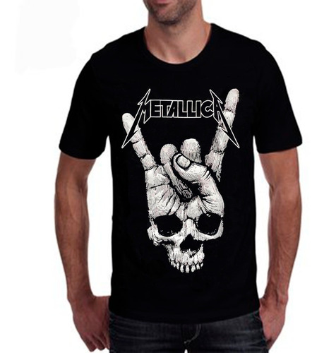 Camisetas Hombre Metallica Rock Metal Comics Anime 