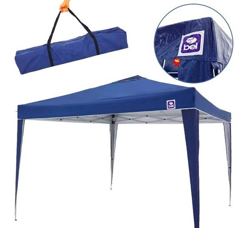 Tenda Praia Gazebo Alum Articulado 3x3 Sanfonada Mor