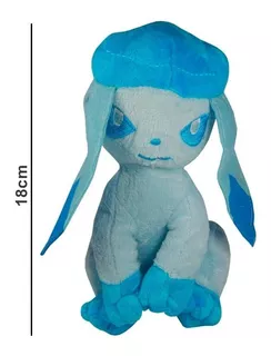 Peluche Pokemon Glaceon Hielo Importado Evolucion Eve