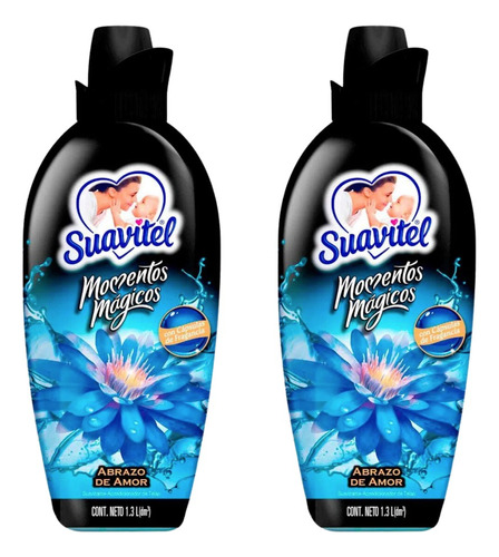 2 Pack Suavitel Suavizante Ropa Momentos Magicos 1.3 Lt