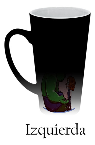 Taza Mágica Cónica 17oz Hulk Viuda Negra