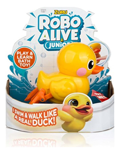 Juguete De Baño Con Batería Robo Alive Junior Little Duck De