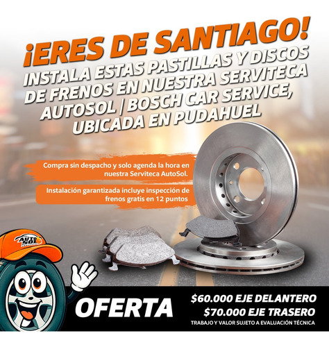 Discos Freno Con Pastillas Gtx Para Lifan 320 2010 2014