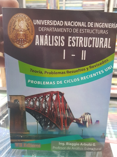 Libro Análisis Estructural I-ii Biaggio Arbulu (última Edico