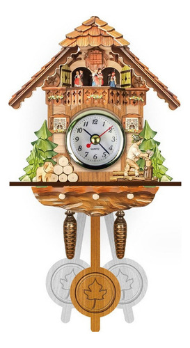Reloj Cucú De Pared, Artesanal Y Antiguo