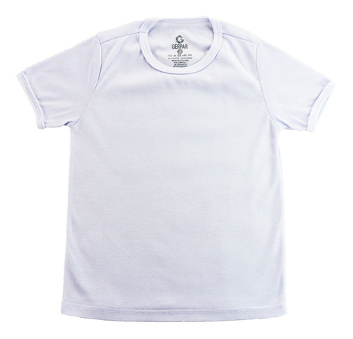 Camiseta Buzo Bebe Niño Niña Unisex Blanco