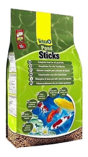 Alimento Tetra Pond Stick 450 Gr Estanque Koi Golfish