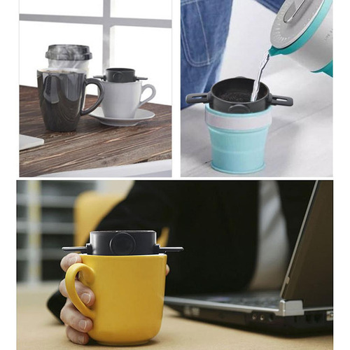 4 Colador De Té Tazas Filtro De Infusor De Especias De