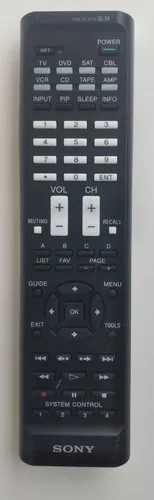 Telecomando Universale IR Per Sony (RM-AAP040, RM-AAP051, 148786411, 148785711) - Nero