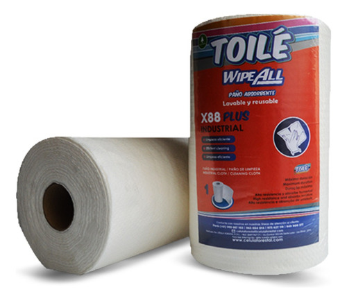 Wypall Paño Absorbente Toile X 88 Plus Rollos