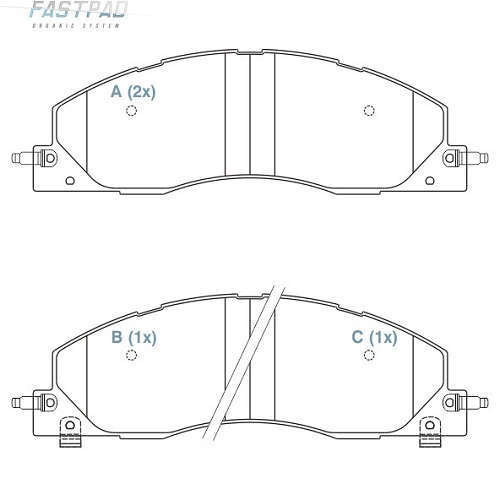 Pastilha De Freio Dianteira Dodge Ram Willtec Fp762