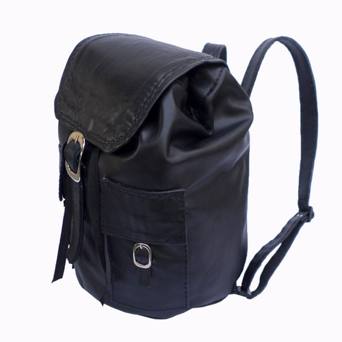 Bolso De Cuero Tipo Morral 35litros  