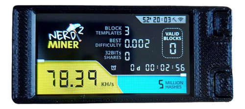 Nerdminer V2 S3 Pocket Ed Bitcoin Lottery Minero 70 A 80 Khs