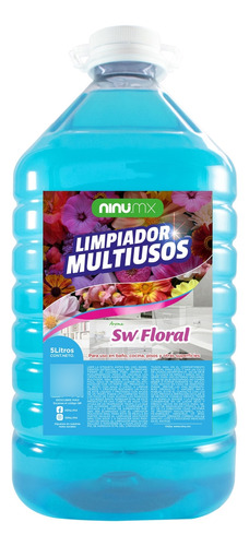 Limpiador Multiusos Liquido Multilimpiador Ninu 5 Litros