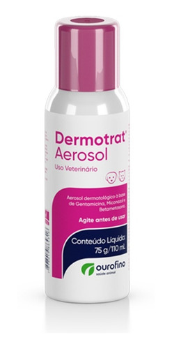 Dermotrat Aerosol Anti Inflamatório Cães E Gatos - 110ml