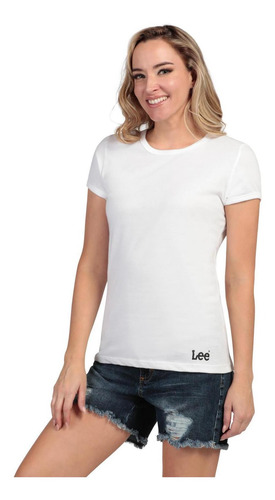 Playera Slim Fit Manga Corta Lee Mujer 311
