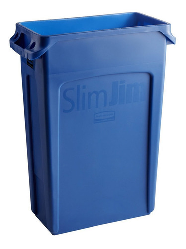 Contenedor Slim Jim Canales De Ventilación 3540 Rubbermaid
