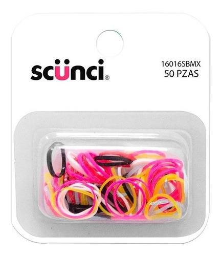 Ligas Para Cabello Mini 50 Pzas 16016sbmx