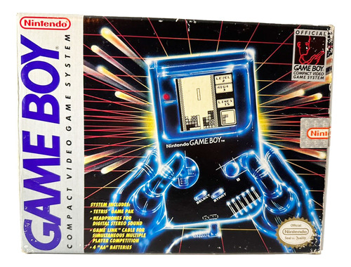 Nintendo Gameboy Classic Caja Manuales Tetris Tabique