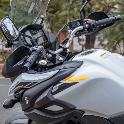 Imagem 5 de 9 de Moto Suzuki V-strom 650 Branca 0km Pronta Entrega