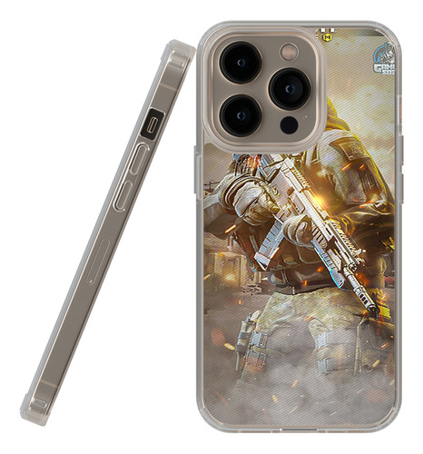 Funda Acrigel Compatible Con iPhone Call Of Duutty))