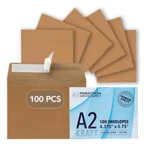 Comprar Mos Sobres De Invitación A2 ' X Sobres Kraft Imprimibles (10