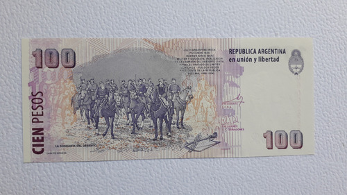 Billete 100 Pesos Roca - 3er. Millar Serie Aa Sin Circular