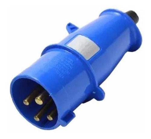 Cabo Pp 4x1.00mm 15mt + Plug/acopla 3p+t 16a Steck 1º Linha Cor Da Cobertura Preto