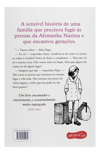 Livro Quando Hitler Roubou O Coelho Cor-de-rosa por Judith Kerr 1ª Edição 2024 em Português Editora HarperKids