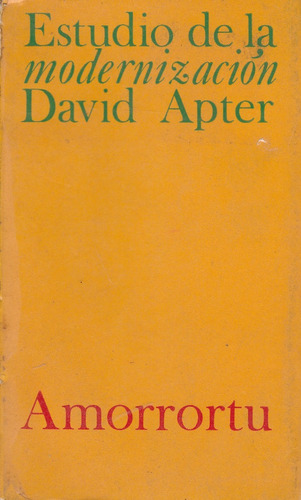 Estudio De La Modernizacion David Apter 