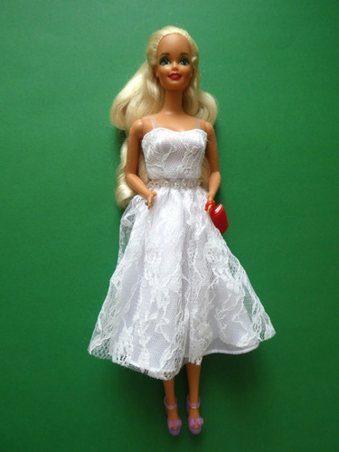 Barbie Original , Rubia Con Vestido De Novia Original 90s