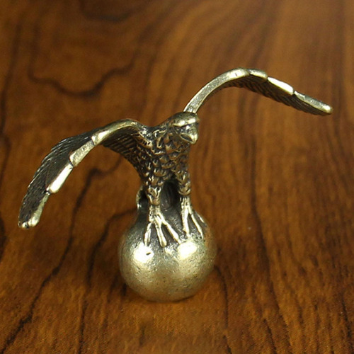 Escultura De Águila En Bronce, Adorno Elegante Para Hogar