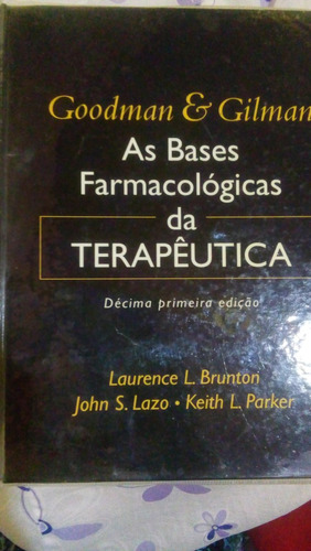 Livro As Bases Farmacologicas Da Terapeuta