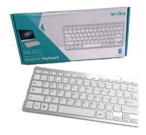 Teclado Pequeño Para Pc-laptop-celular Con Bluetooth 5.0