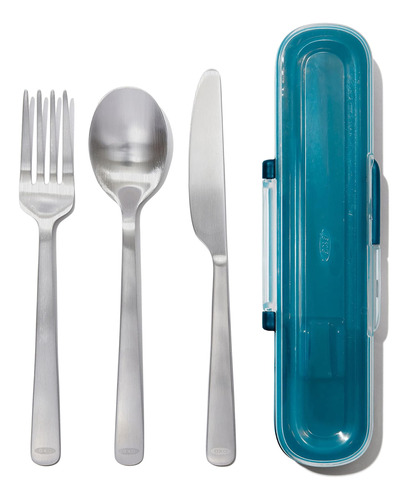 Oxo Good Grips Prep & Go Juego De Utensilios De Acero Con