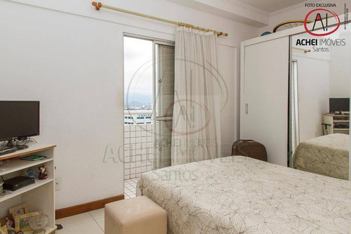 Imagem 13 de 30 de Apartamento Com 2 Dormitórios, 2 Suítes, 3 Banheiros E 1 Vaga Coletiva Suficiente À Venda, 92 M² Por R$ 535.000 - Boqueirão - Santos/sp - Ap10536