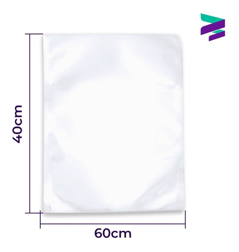 Imagem 3 de 6 de Embalagem / Sacos A Vácuo 60x40 - 300 Und