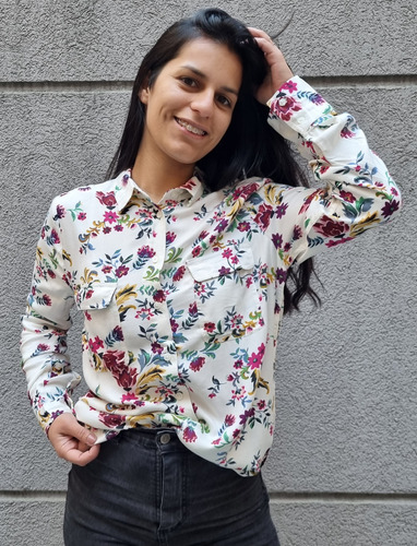 Camisa Blusa Mujer Talle Grande Algodón Importado India