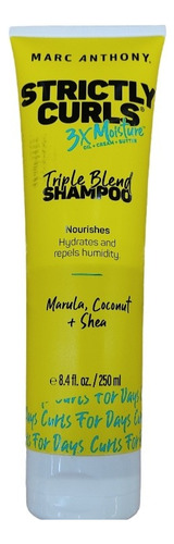 Marc Anthony Shampoo Strict Curls 3x Moisture 250ml 1pza